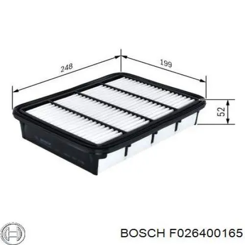 Фильтр воздушный Bosch F026400165