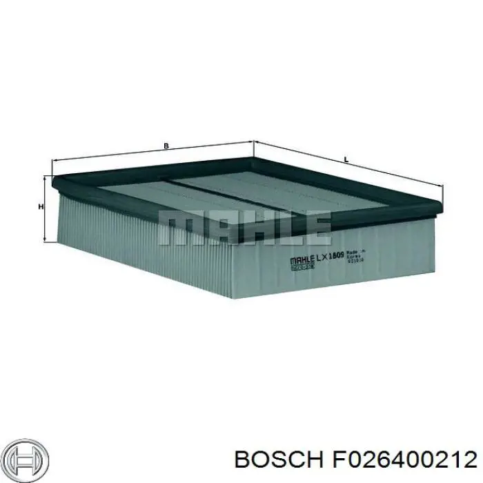 Фильтр воздушный Bosch F026400212