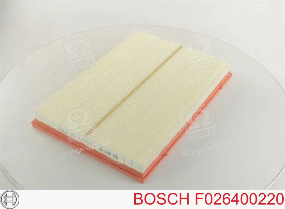 F026400220 Bosch filtro de ar