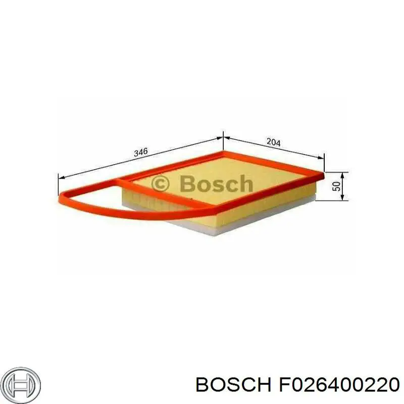 F026400220 Bosch Воздушный фильтр двигателя