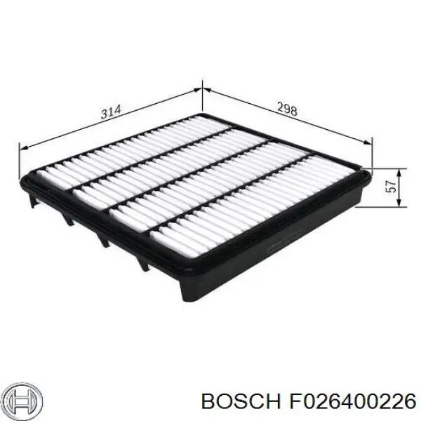 Фильтр воздушный Bosch F026400226