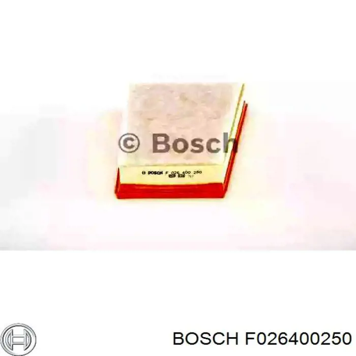 F 026 400 250 Bosch filtro de ar