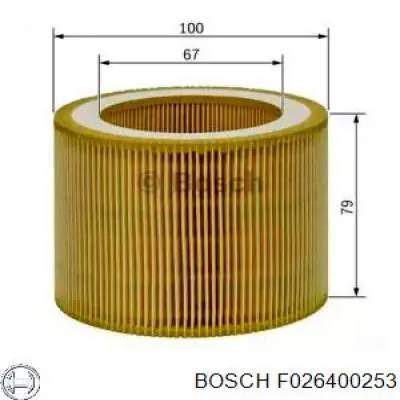 Воздушный фильтр F026400253 Bosch