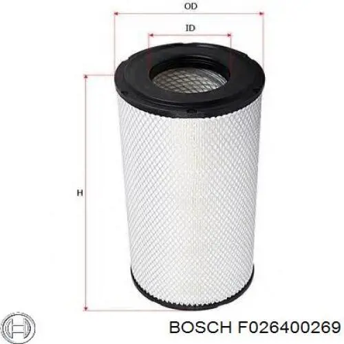 Воздушный фильтр F026400269 Bosch