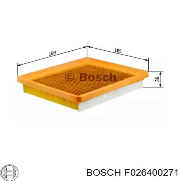 Воздушный фильтр F026400271 Bosch