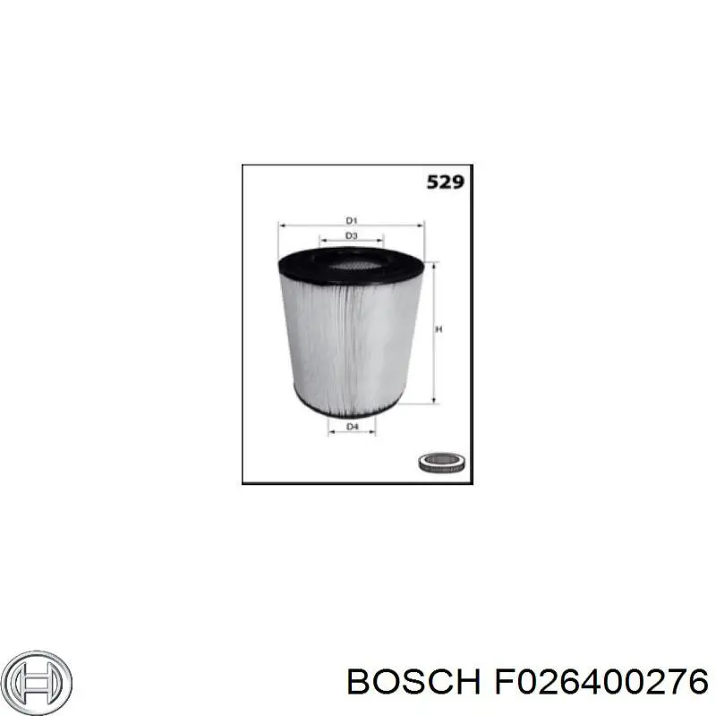 F026400276 Bosch Воздушный фильтр двигателя
