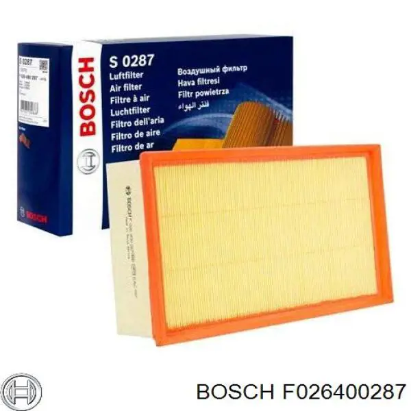 Filtro de aire F026400287 Bosch