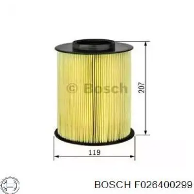 Фильтр воздушный BOSCH F026400299