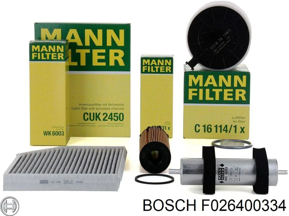 Купить F026400334 Bosch Автомобильный фильтр воздуха