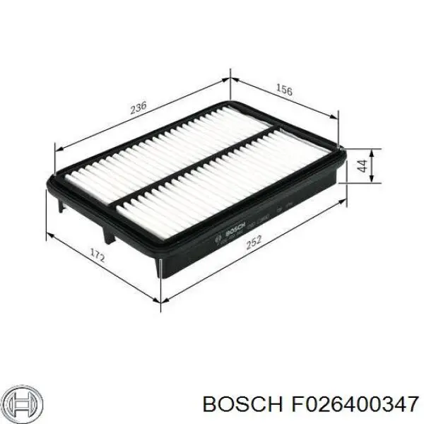F026400347 Bosch воздушный фильтр