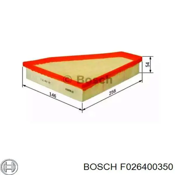 Воздушный фильтр F026400350 Bosch