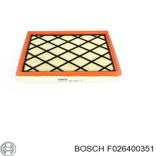 Filtro de aire F026400351 Bosch