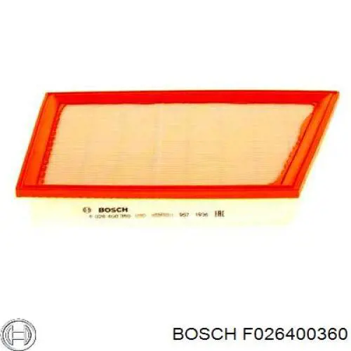 F026400360 Bosch filtro de ar