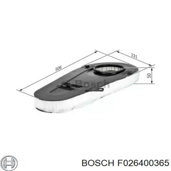 Купить F026400365 Bosch Автомобильный фильтр воздуха