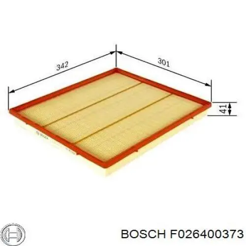 Воздушный фильтр F026400373 Bosch