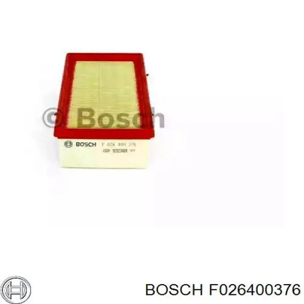 F026400376 Bosch filtro de ar