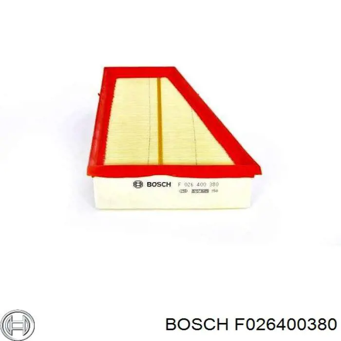 Filtro de aire F026400380 Bosch