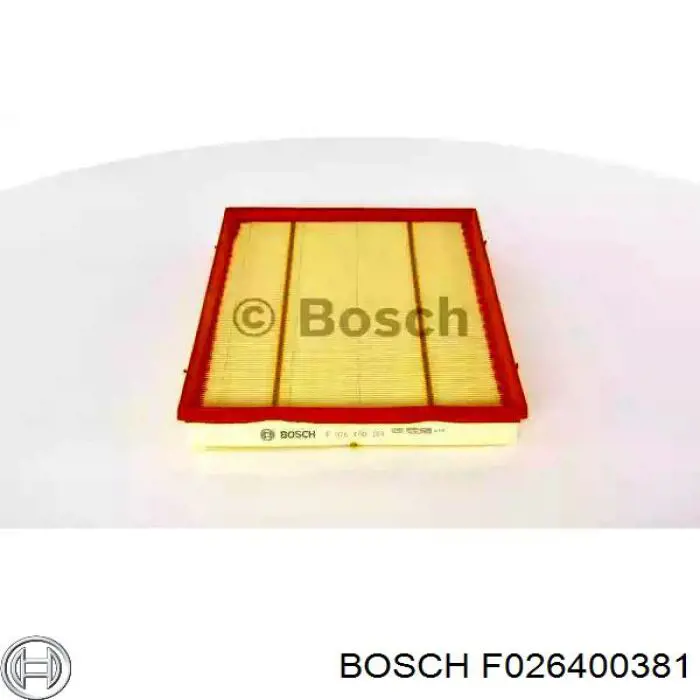 F026400381 Bosch filtro de ar