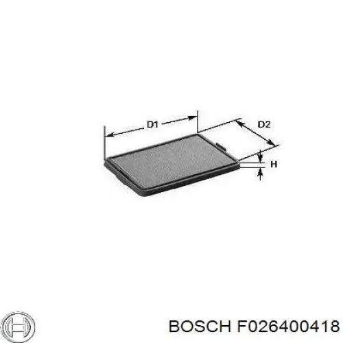 Элемент воздушного фильтра Bosch F026400418 цена, от 4.93 USD