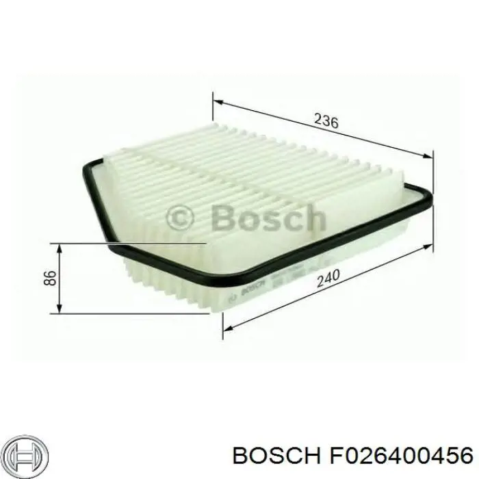 Купить F026400456 Bosch Автомобильный фильтр воздуха