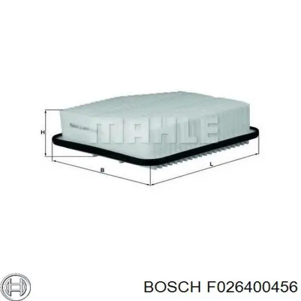 Воздушный фильтр F026400456 Bosch