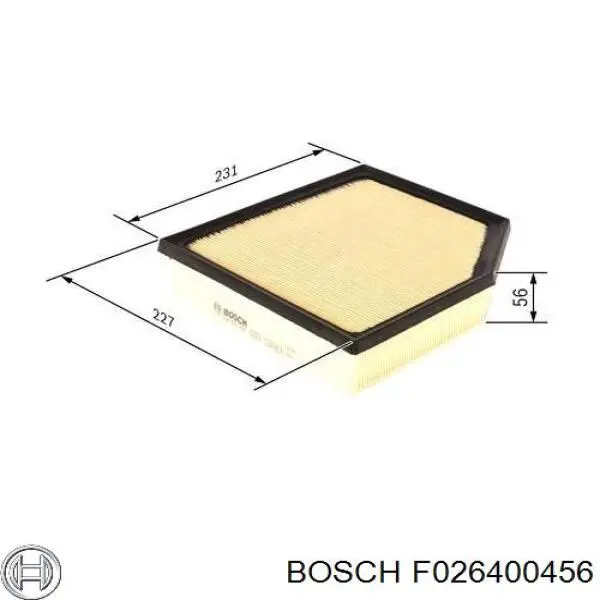 Фильтр воздушный Bosch F026400456