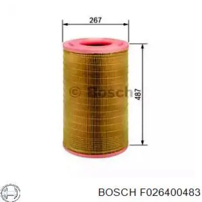 Воздушный фильтр F026400483 Bosch