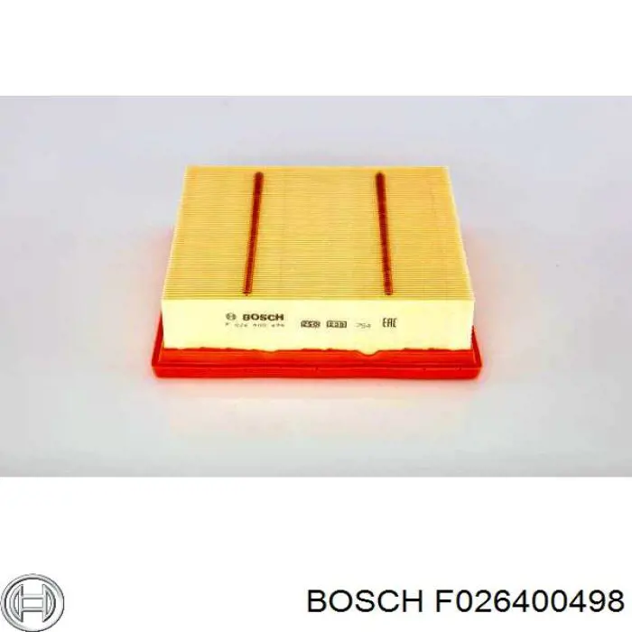 F026400498 Bosch filtro de ar