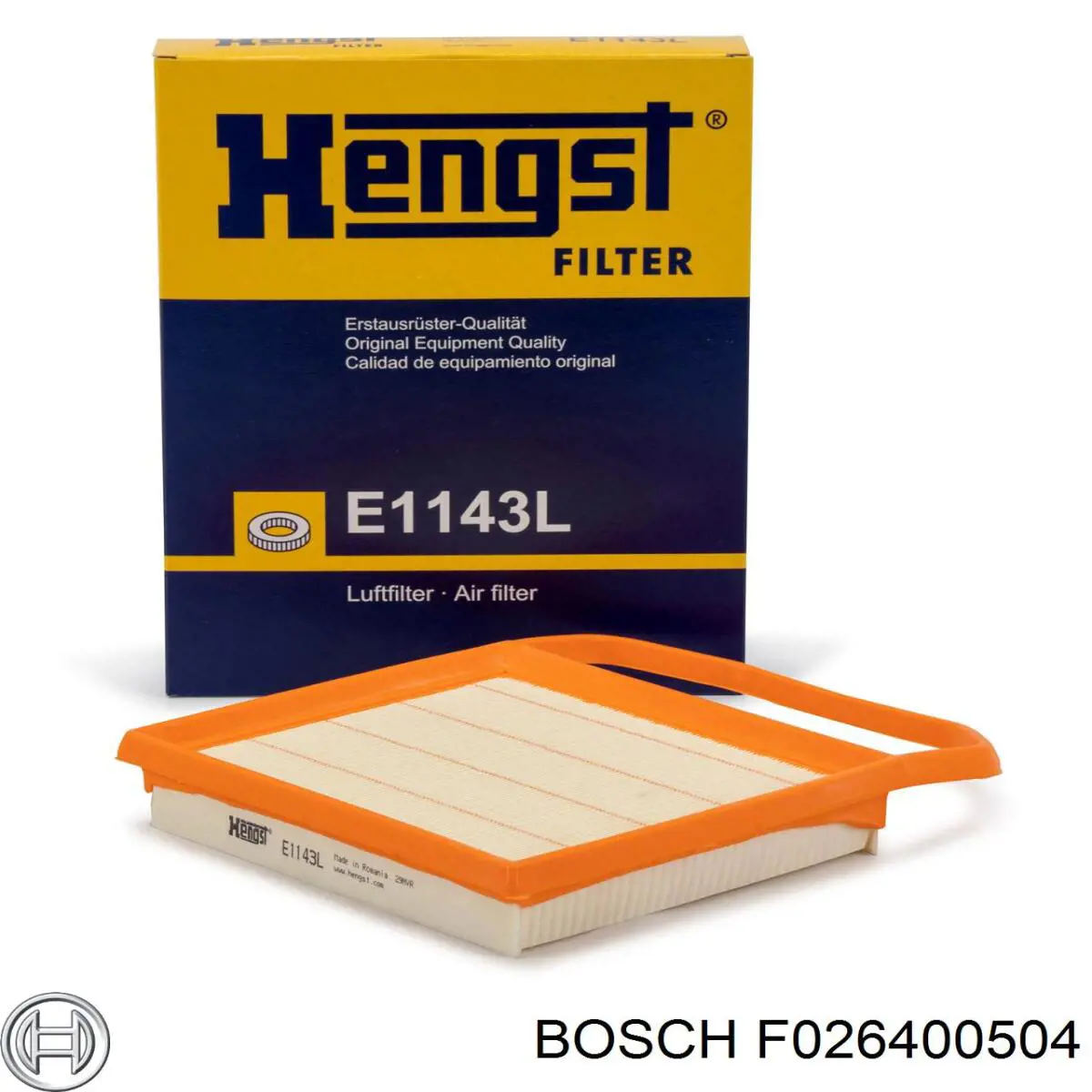 Элемент воздушного фильтра Bosch F026400504 цена, от 23.84 USD