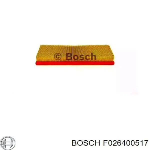 F026400517 Bosch Воздушный фильтр двигателя