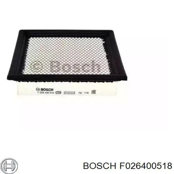 F026400518 Bosch filtro de ar