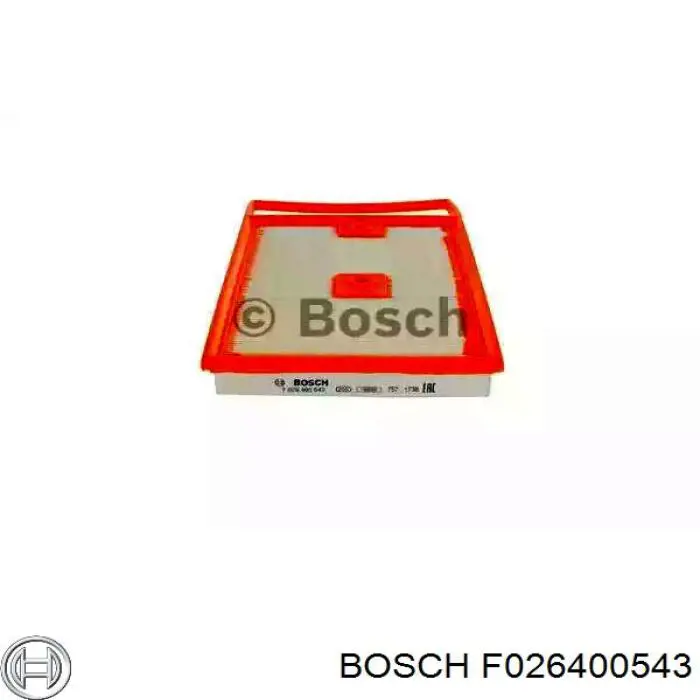 F026400543 Bosch filtro de ar