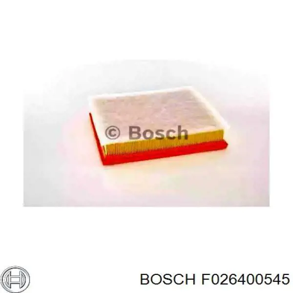 F026400545 Bosch filtro de ar