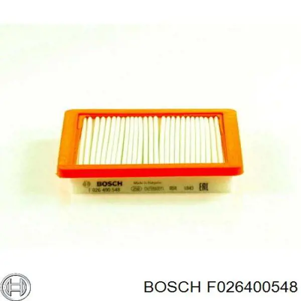 F026400548 Bosch filtro de ar