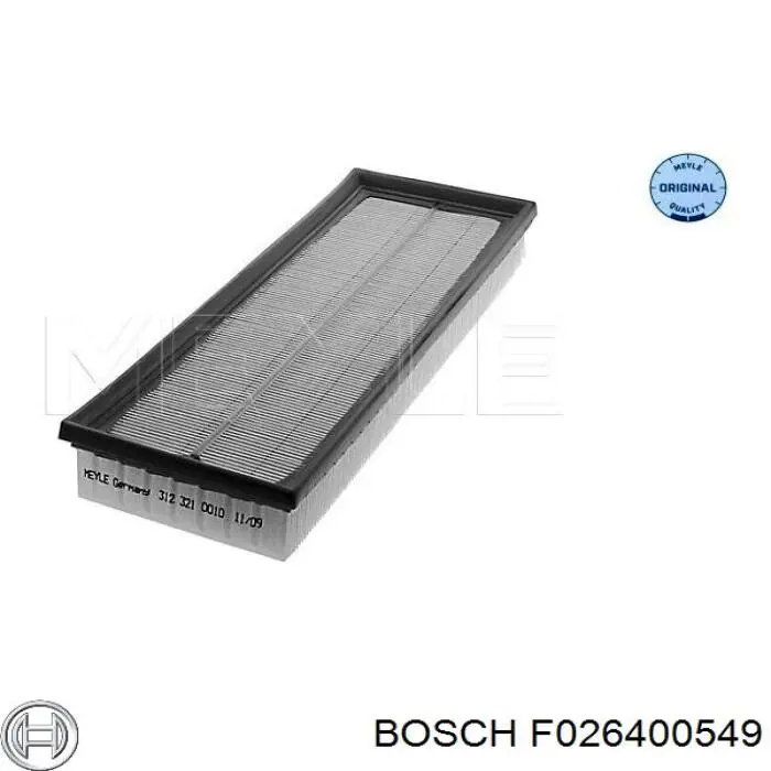F026400549 Bosch filtro de ar