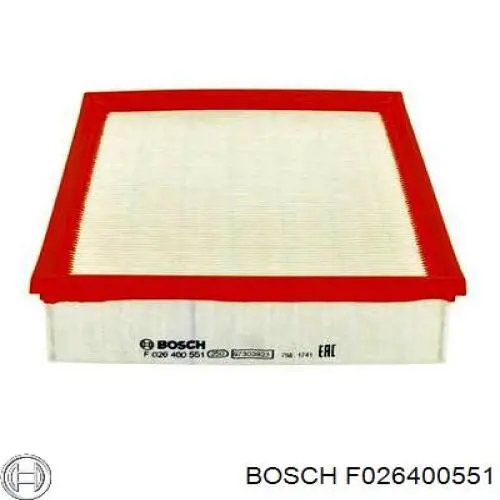 F026400551 Bosch воздушный фильтр