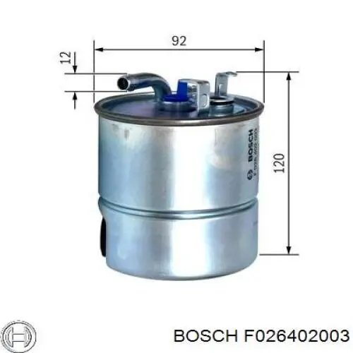 F026402003 Bosch Фильтр топлива