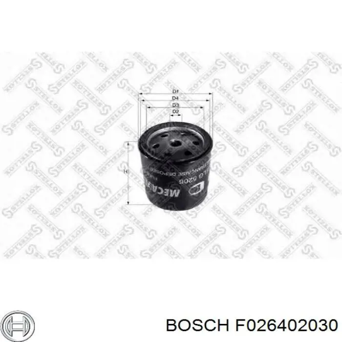 F026402030 Bosch Фильтр топлива