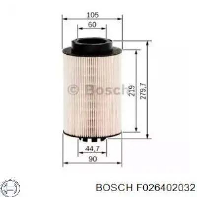 Топливный фильтр F026402032 Bosch