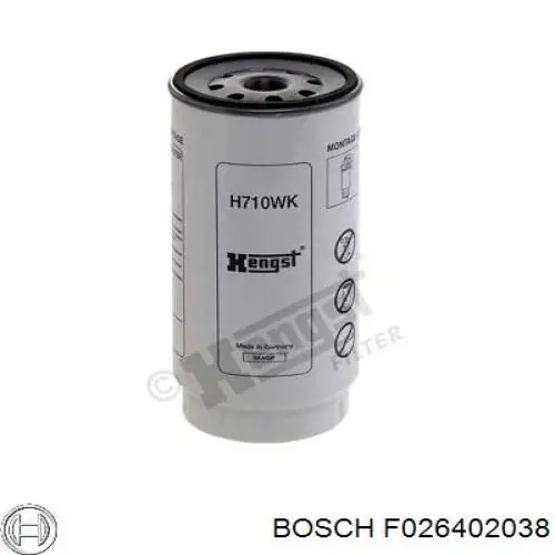 F026402038 Bosch Фильтр топлива
