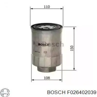 F026402039 Bosch Фильтр топлива