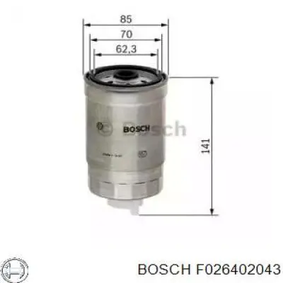 Топливный фильтр F026402043 Bosch