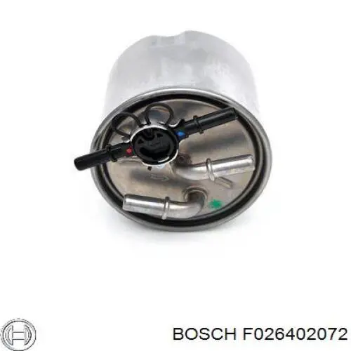 Filtro combustible F026402072 Bosch