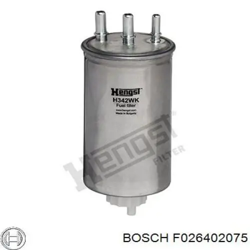 F026402075 Bosch Фильтр топлива
