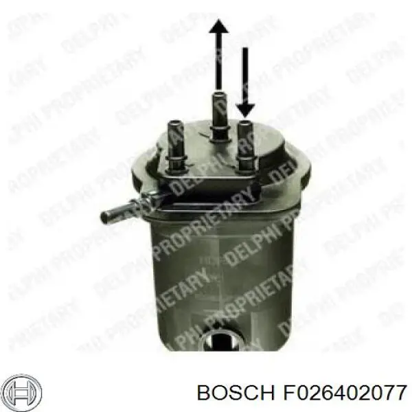 Фильтр тонкой очистки топлива Bosch F026402077 цена, от 18.02 USD