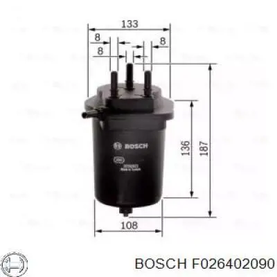 F026402090 Bosch топливный фильтр