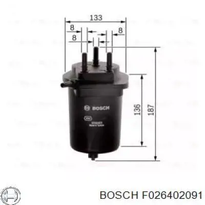 Топливный фильтр F026402091 Bosch