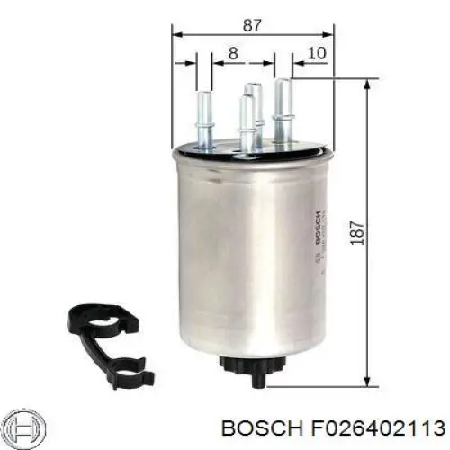 Фильтр топливный Bosch F026402113