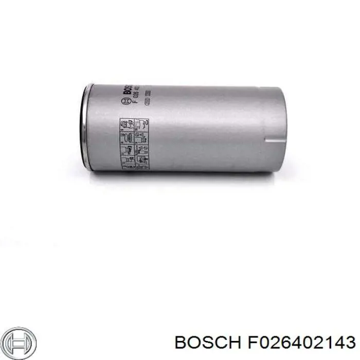 F026402143 Bosch filtro de combustível