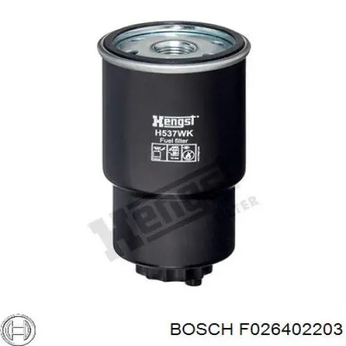 F026402203 Bosch filtro de combustível